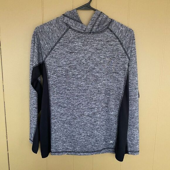 Xersion youth boys sz L 14/16 lightweight Longsleeve pullover drifit hoodie - Picture 1 of 5